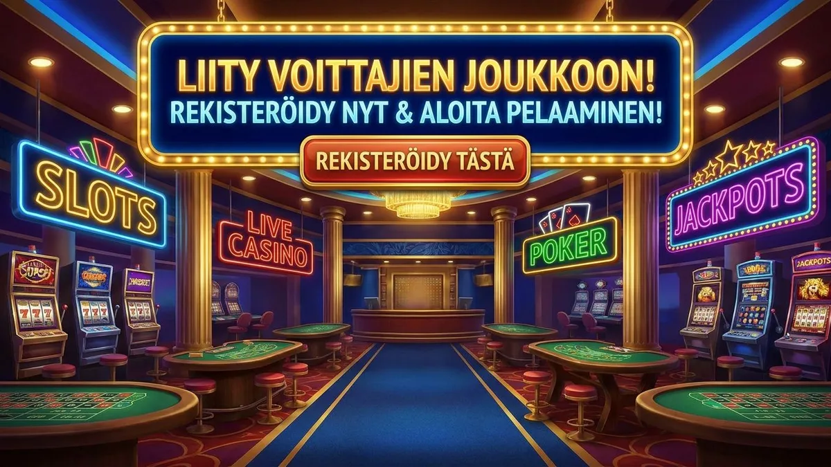 Rekisteröidy bonuksen kanssa